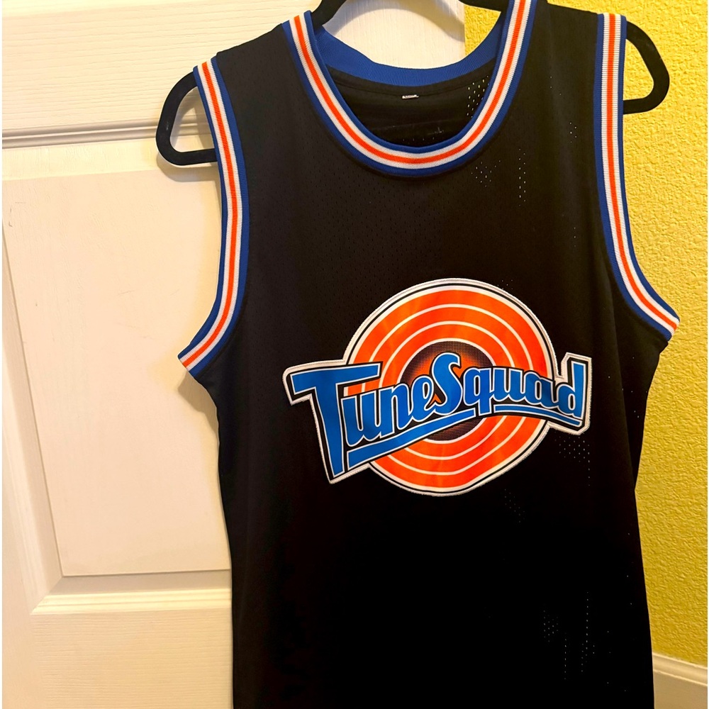 Bugs Bunny Tune Squad Jersey Space Jam Basketball Movie Uniform Costume Black 1